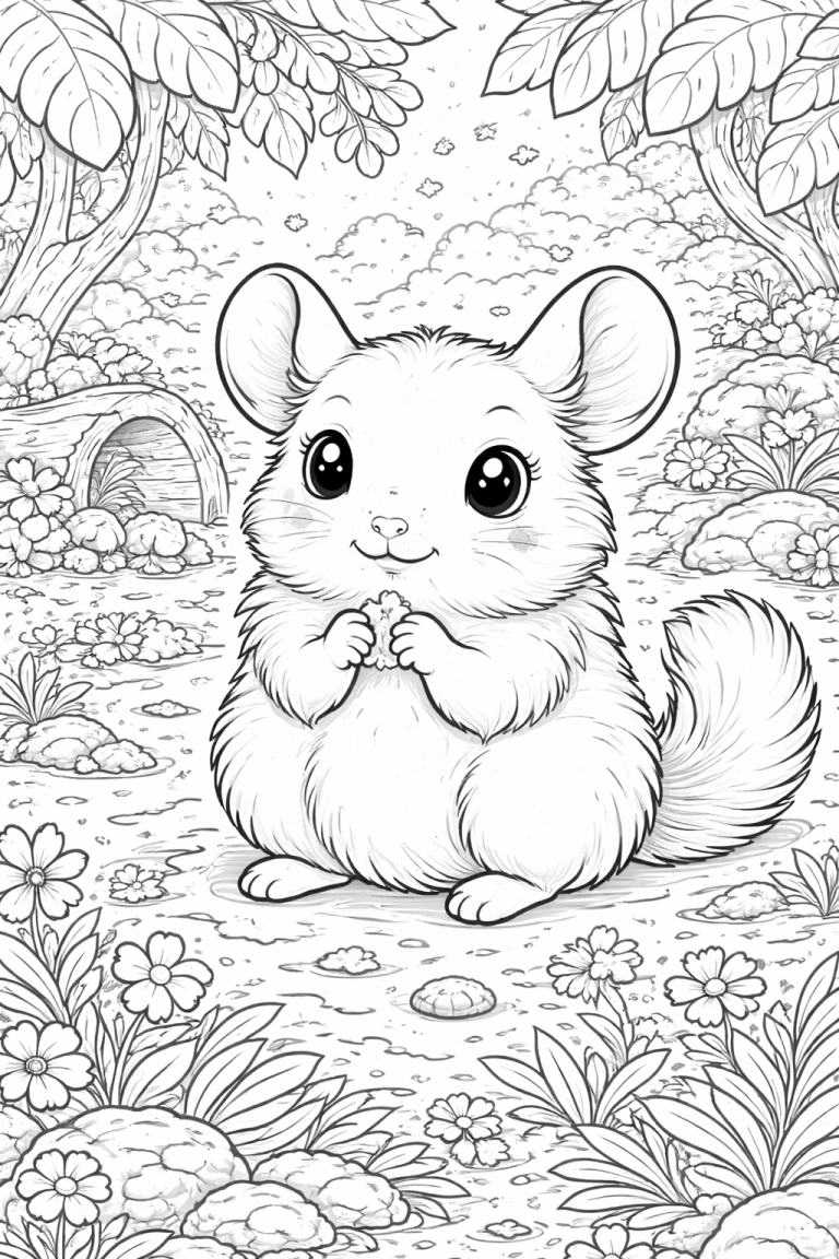 Cute forest animal in a natural setting